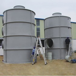 玻璃鋼屋頂風機：質量優(yōu)良的大型玻璃鋼酸霧凈化塔【供應】