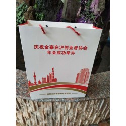 白牛卡禮品手提袋，安徽廠家直供，定制生產，可設計版面