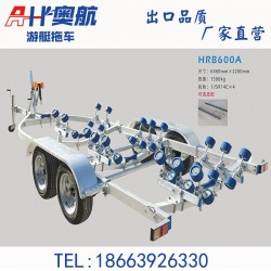 游艇拖車(chē)快艇鋁合金釣魚(yú)船拖車(chē)船拖車(chē)船托架玻璃鋼艇拖車(chē)