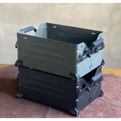 戶外露營收納箱 可折疊野營整理箱 車載后備箱 家用置物儲物箱
